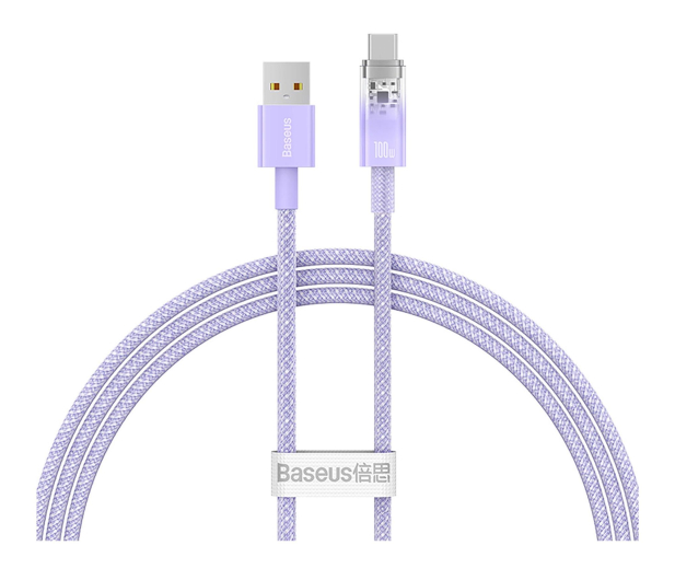 Baseus Kabel Explorer 100W USB-A - USB-C czujnik temperatury - 1502059 - zdjęcie